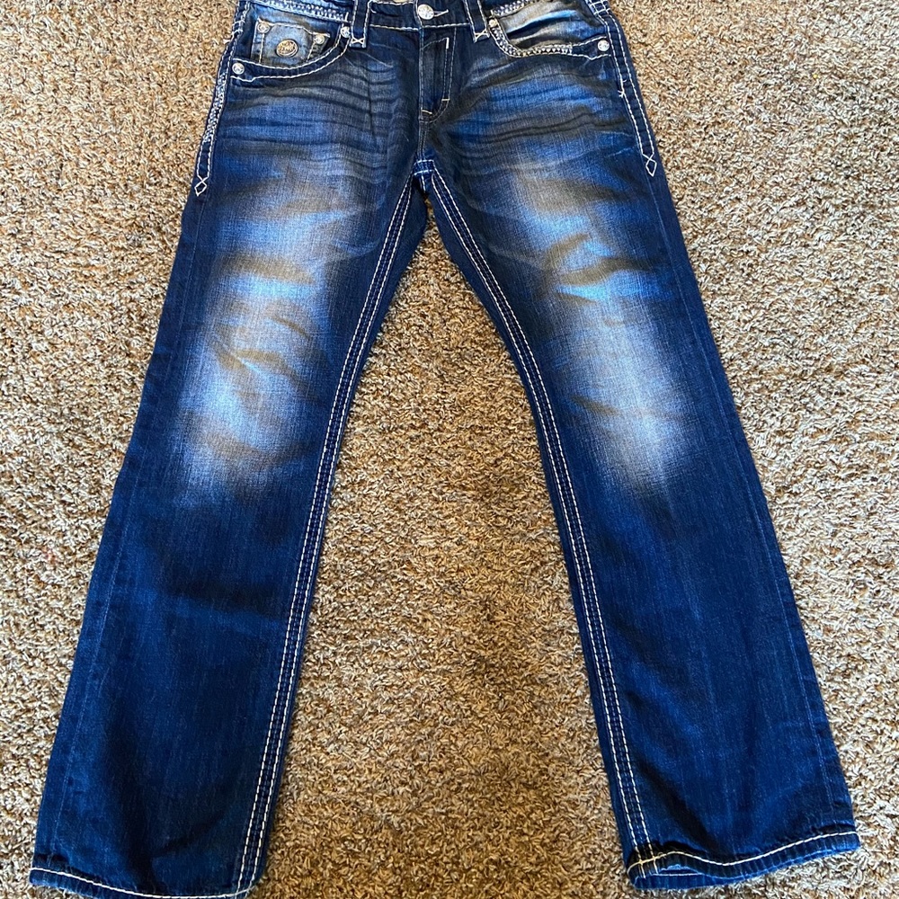Men’s perfect condition rock revival jeans